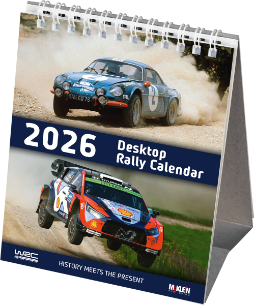 2026 Desktop Rally Kalender - History meets the Present